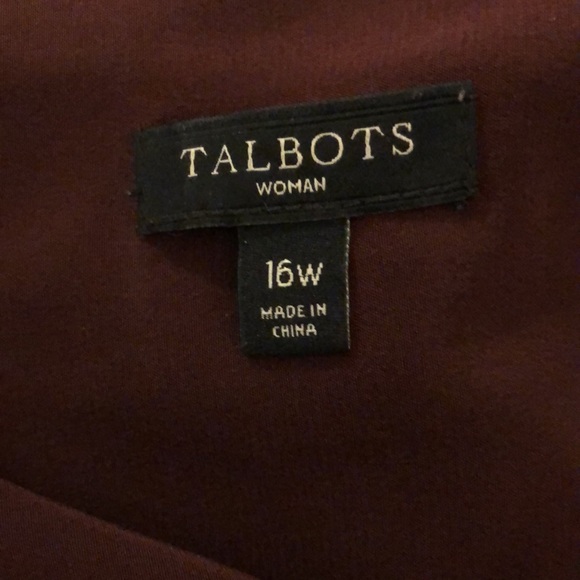 Talbots Long-Sleeve Silk Tunic - Picture 4 of 5